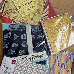 折り紙や千代紙色々