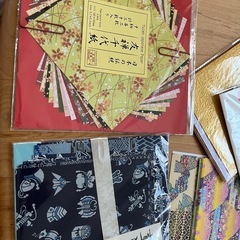 折り紙や千代紙色々の画像