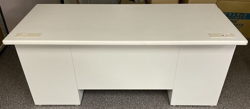 スチールデスク　両袖机　オフィス家具　白