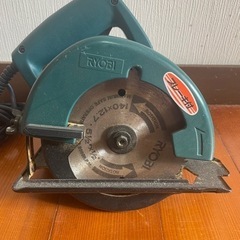 【動作確認済み】RYOBI MW-14S 電動丸ノコ　マイスピードソー（ブレーキ付き）の画像