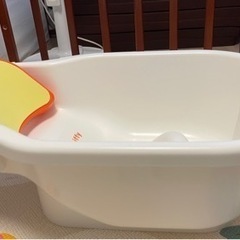 【取引中】リッチェル　ベビーバス　沐浴セットの画像