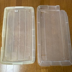 クリアケース　収納　押入れ　倉庫などにの画像