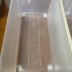 クリアケース　収納　押入れ　倉庫などにの画像
