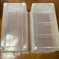 クリアケース　収納　押入れ　倉庫などにの画像