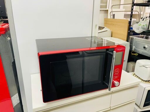 angle ANG-MO-A5 18L フラット 電子レンジレッド