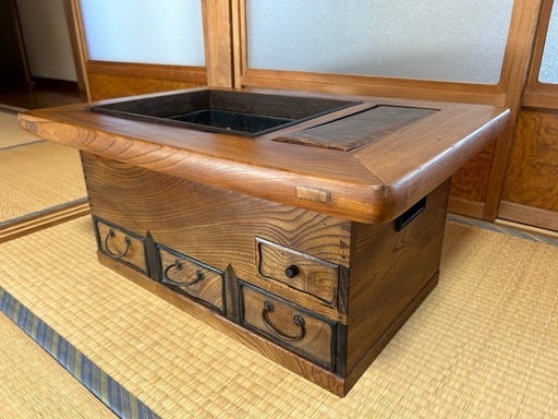 昭和の家具 アンティーク 置き炉