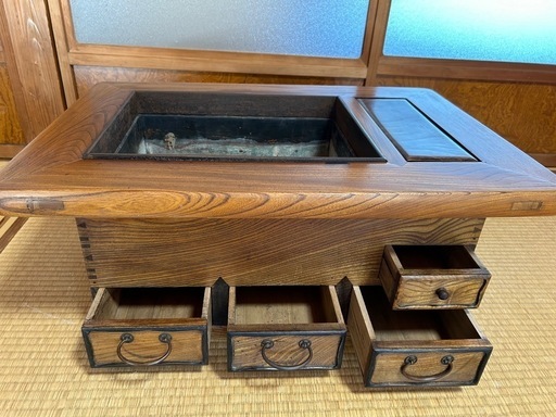 昭和の家具 アンティーク 置き炉