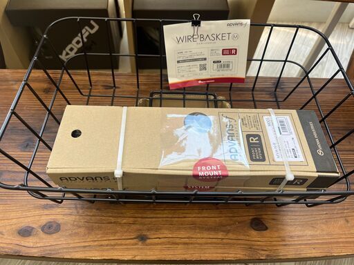 新品?数量限定！特別価格☆ワイヤーバスケット Mサイズ ブラック + マウントセット BRMA-B301 MVA-Ｎ-R (M005)