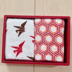 タオルハンカチ　２枚の画像