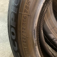 値下げ‼️中古品夏タイヤ　軽自動車用タイヤ4本　2023年製造　の画像