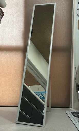 スタンドミラー　姿見　鏡　全身鏡　全身 ミラー　木製　折りたたみ　diy おすすめ　幅30㌢高さ150㌢