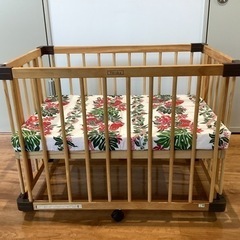 ベビーベッド【町田市再生家具】241492