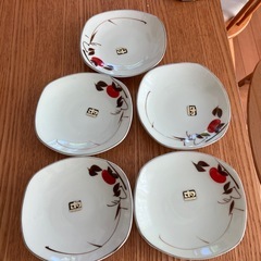 カトレヤチェーン　小皿5枚