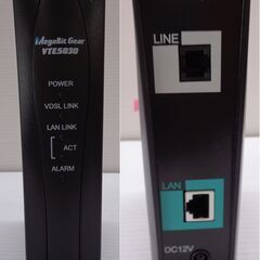 ★【動作未確認】住友電工ネットワークス VDSLモデム　MegaBit Gear VTE5030　ACアダプター付属　AD-121AJ　jの画像