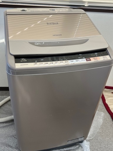 HITACHI 日立　10.0Kg全自動洗濯機 　ビートウォッシュ　BW-V100B 2017　美品動作品