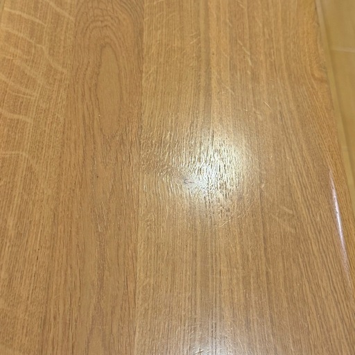 オーク無垢材　デスク 学習机 幅120cm 引出付　寝室にも　高さ70cm