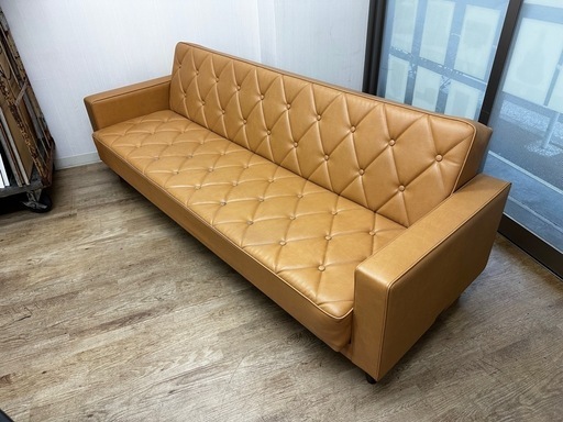 ▲⭐️激安価格⭐️Karimoku カリモク60 スリーピングソファ 3Pソファ ソファベッド 家具 リーベルブラウン オシャレ