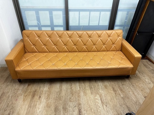 ▲⭐️激安価格⭐️Karimoku カリモク60 スリーピングソファ 3Pソファ ソファベッド 家具 リーベルブラウン オシャレ