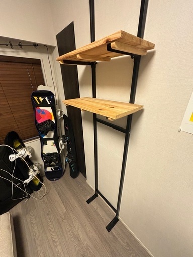 突っ張り棚 ウォールシェルフ