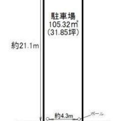 ★貸土地★    堺区大仙中町　31.8坪　#資材置き場　＃トラ...