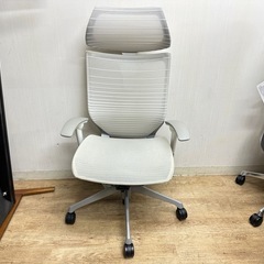 ⭐️激安価格⭐️▲ オカムラokamura Baron バロンチェア エクストラハイバック 可動ヘッドレスト アジャストアーム メッシュチェア 店頭引取可の画像