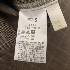 grove グレンチェックワイドパンツの画像