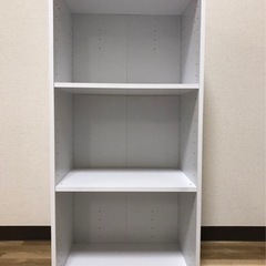 カラーボックス3段ホワイト