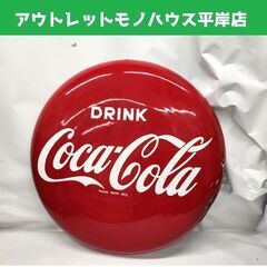  CocaCola コカコーラ 丸看板 約６１cm アンティーク...