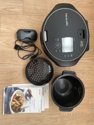 美品　SHARP ヘルシオ ホットクック KN-HW16G-B 黒
