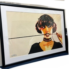 大きなアートポスタープリント(フレーム込み) 108×78cm　...