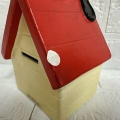 ヴィンテージ 補修痕あり 当時物 スヌーピー 貯金箱 コインバンク 家型 SNOOPY 1966年 現状品  札幌市白石区 白石店の画像