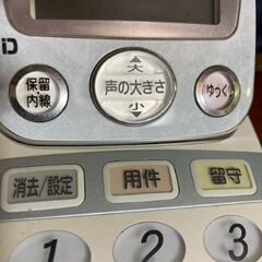 大きな文字の電話　SANYOTEL-KU2　電気不要　電話回線があればつながりますの画像