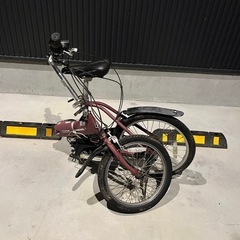 折りたたみ電動アシスト自転車の画像