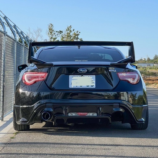 86 brz zc6 zn6用リアハーフバンパー