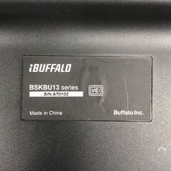 F926 iBUFFALO スリム USB接続 薄型コンパクト 有線キーボード BSKBU13BK 石狩市の画像