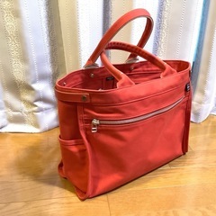 PORTERポーターガール トートバッグ ネイキッド レッド 大容量 Mの画像