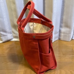 PORTERポーターガール トートバッグ ネイキッド レッド 大容量 Mの画像