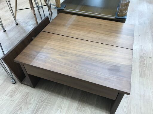★ジモティ割あり★  ローテーブル ブラウン H37×W89×D72 クリーニング済み KJ6104