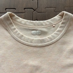 ●『UNIQLO U   ユニクロユー』 半袖クルーネックTシャツ/ 杢ピンク/ Lサイズ●の画像
