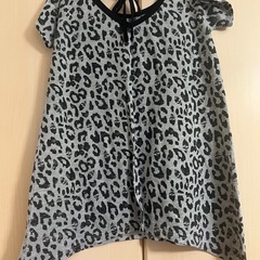 レオパード　Tシャツ　ワンピース　　　Mの画像