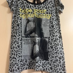 レオパード　Tシャツ　ワンピース　　　M