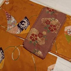 【美品】正絹　大正浪漫　アンティーク着物