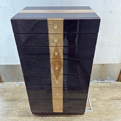 ⭐️激安価格⭐️　希少品 ジュエリーボックス プライベートフェスタ バーズアイメープル 紫 宝石箱 高級家具　の画像