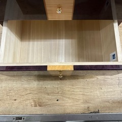 ⭐️激安価格⭐️　希少品 ジュエリーボックス プライベートフェスタ バーズアイメープル 紫 宝石箱 高級家具　の画像