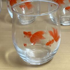 片岡鶴太郎 オリジナル クールポットセット「金魚」（クールポット×１ / グラス×５）の画像