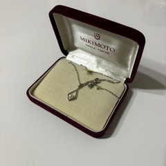 未使用品 ミキモト　パールネックレス スターリングシルバー…