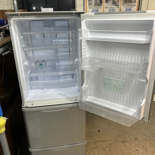 配達可【冷蔵庫】【シャープ】350L 2019年製★6ヶ月保証クリーニング済み【管理番号11009】