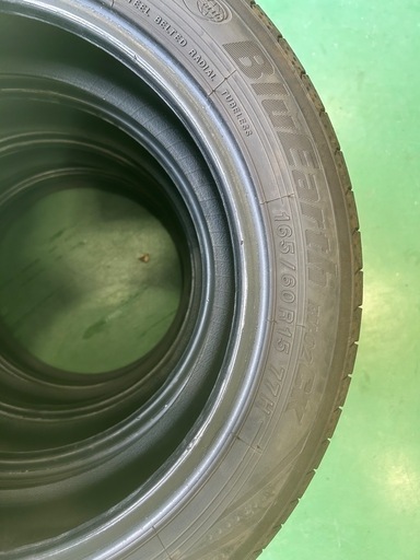 ハスラー 中古タイヤ?　165/60R15