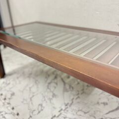 19626 maruni ガラストップ センターテーブル ローテーブル 幅103