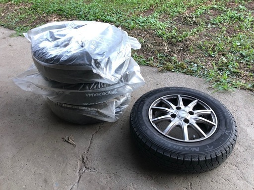お値下げいたしました。冬用タイヤ4本　ホイール付きノーストレックN5    145/80  R13  75Ｑ